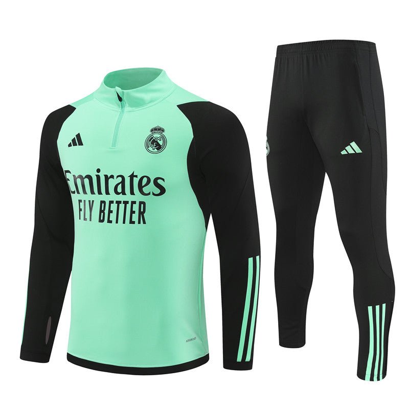 real madrid emerald phase premium Football Tracksuit