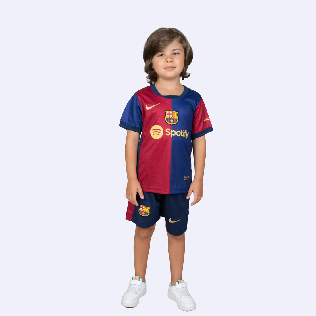 Equipación de fútbol infantil FC Barcelona 24/25