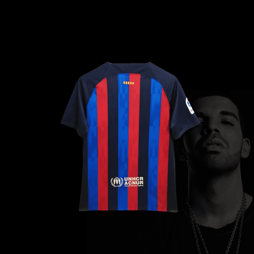 2022/23  Barcelona Drake OVO Shirt - Limited Edition