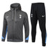 tottenham gray and black premium Football Tracksuit