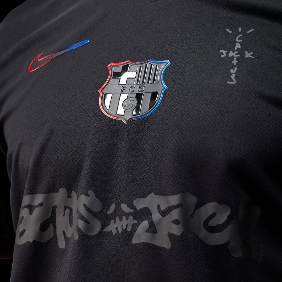fc barcelona travis scott shirt el clasico away