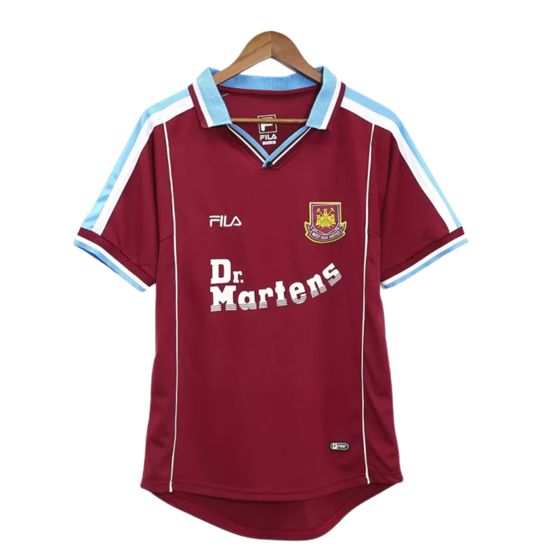 1999-2001 West Ham United FC Home Retro Shirt